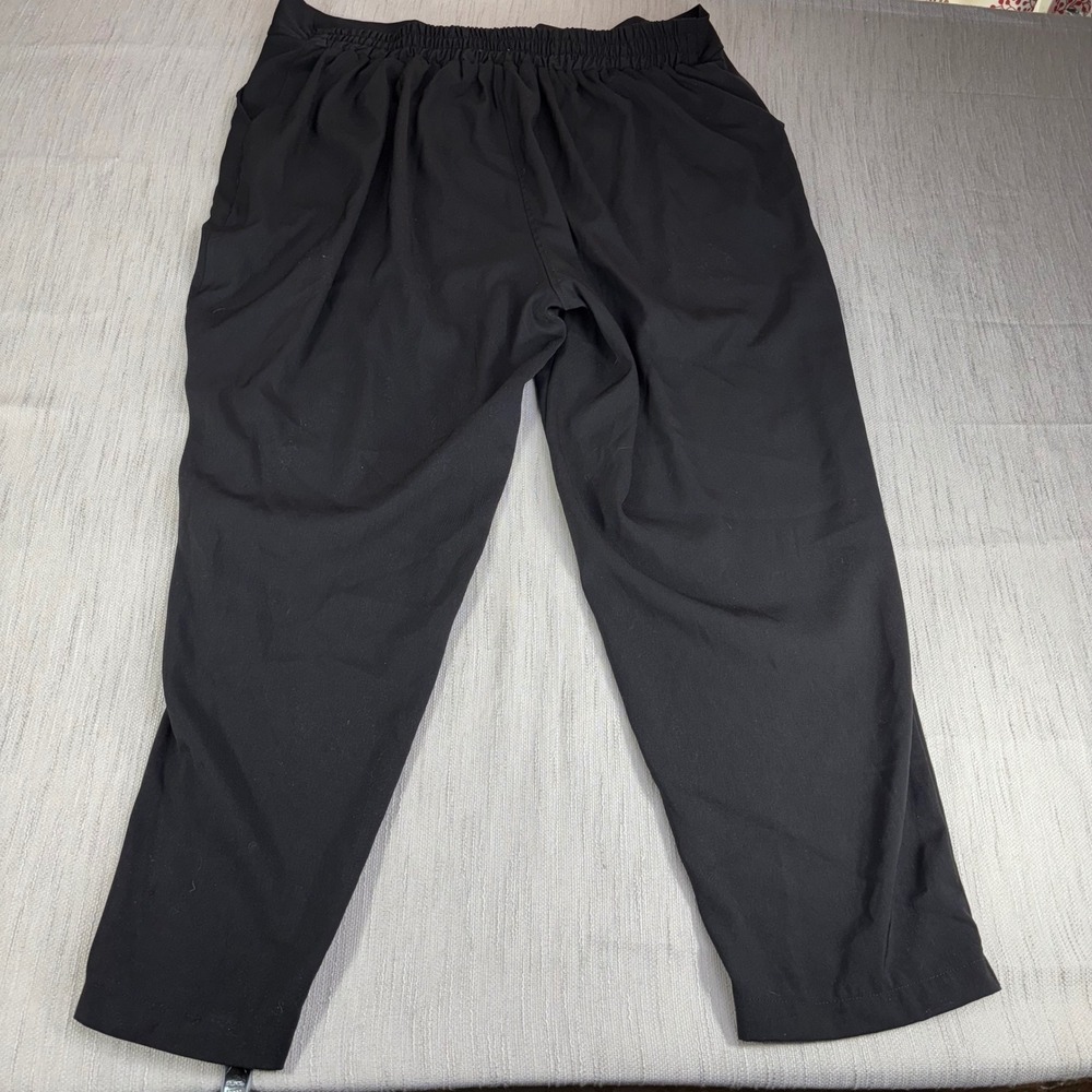 Max Studio Womens 3X Black Pull On Cropped Tapered Pants Elastic Back Plus Size - Picture 7 of 7